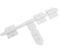 Засов DOMART ДОБРЫНЯ универсальный 450 мм (с накладкой) белый 4660015165956