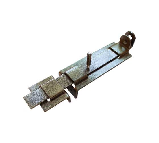 Засов с проушиной плоский DOMART ЗПП-350 мод.2 бронза антик 4620007789003 1