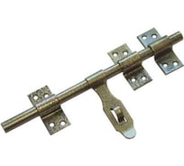 Засов универсальный DOMART ЗУ-250 с накладкой бронза антик 4660015163181