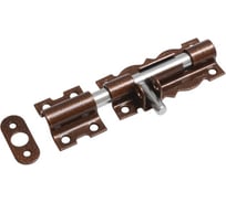 Засов дверной DOMART фигурный ЗДФ-170 (с проушиной) медь антик 4660046014445