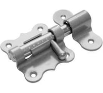 Засов дверной DOMART фигурный ЗДФ-60 серый металлик 4660015162290