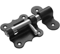 Засов дверной DOMART фигурный ЗДФ-60 черный 4660015162306