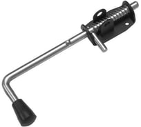 Засов пружинный DOMART (90) 280 мм мод.2 (с проушиной) черный 4660046013226