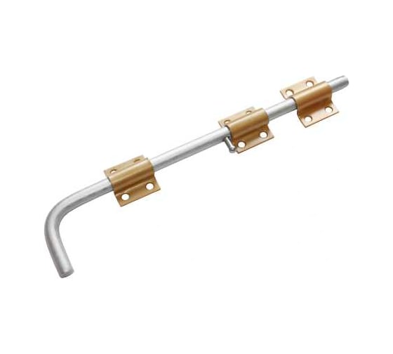 Засов универсальный DOMART ЗУ-400 мод.2 золото 4620007785906 1