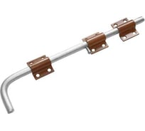 Засов универсальный DOMART ЗУ-400 мод.2 коричневый металлик 4620007785883