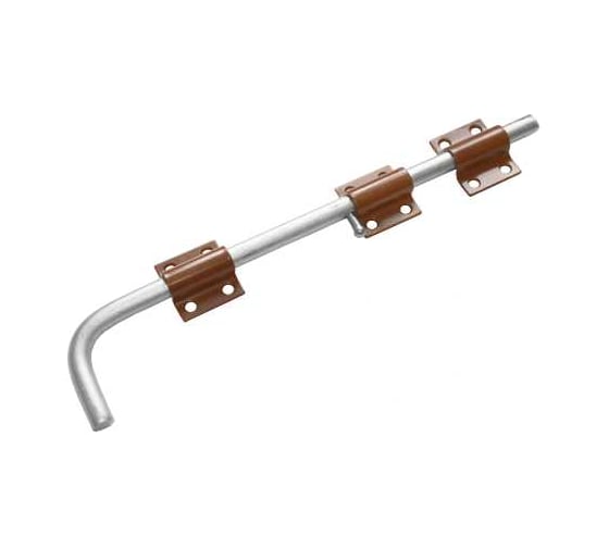 Засов универсальный DOMART ЗУ-400 мод.2 коричневый металлик 4620007785883 1