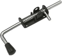 Засов пружинный DOMART (110) 280 мм ( с проушиной) черный 4660046013288