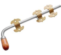 Засов универсальный DOMART фигурный ЗУФ-400 мод.2 золото 4620007785708