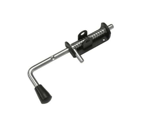 Засов пружинный DOMART (110) 250 мм мод.2 ( с проушиной) цинк 4660046013370 1