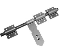 Засов DOMART ДОБРЫНЯ универсальный 450 мм (с накладкой) б/п 4660015165895