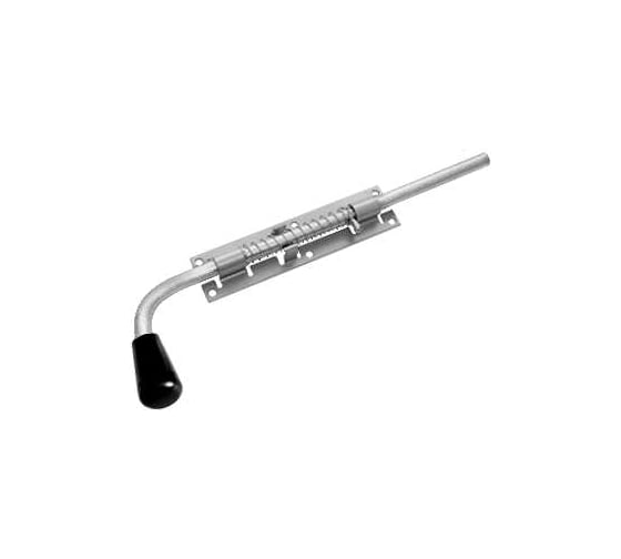 Засов с пружиной DOMART ЗСП-400 мод.2 серый металлик 4620007786323 1