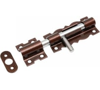 Засов дверной DOMART фигурный ЗДФ-170 коричневый металлик 4620031746300