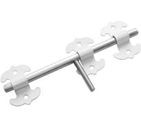 Засов универсальный DOMART фигурный ЗУФ-300 белый 4620007785555