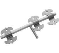 Засов универсальный DOMART фигурный ЗУФ-300 серый металлик 4620007785623