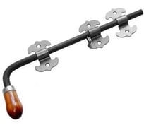 Засов универсальный DOMART фигурный ЗУФ-400 мод.2 б/п 4620007785647