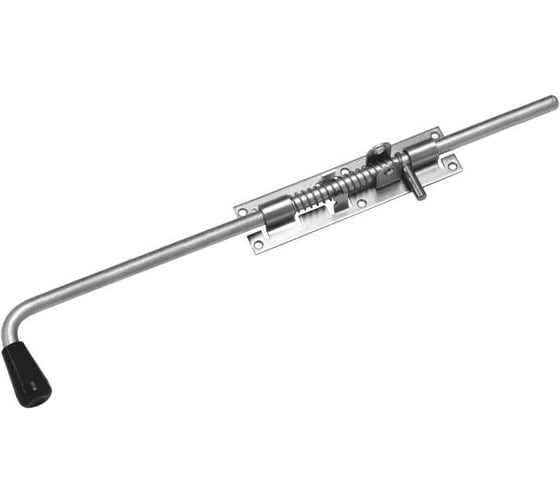 Засов с пружиной DOMART ЗСП-600 мод.2 (с проушиной) цинк 4660046012915 1