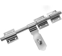 Засов DOMART ДОБРЫНЯ универсальный 450 мм (с накладкой) хром 4660015165970