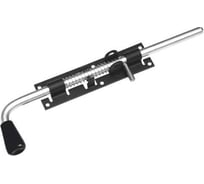 Засов с пружиной DOMART ЗСП-400 мод.2 (с проушиной) черный 4660046012861