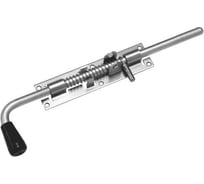 Засов с пружиной DOMART ЗСП-400 мод.2 (с проушиной) цинк 4660046012878