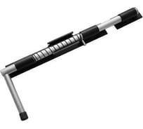 Засов DOMART ДОБРЫНЯ с пружиной 450 мм мод.2 черный 4660015165604