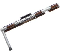 Засов DOMART ДОБРЫНЯ с пружиной 450 мм мод.2 медь антик 4660015165581