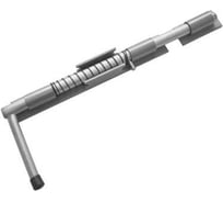 Засов DOMART ДОБРЫНЯ с пружиной 450 мм мод.2 серый металлик 4660015165598