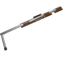 Засов DOMART ДОБРЫНЯ с пружиной 600 мм мод.2 коричневый металлик 4660015165635