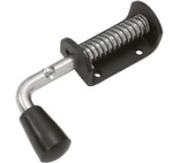 Засов пружинный DOMART (75) 140 мм мод.2 черный 4620031741909