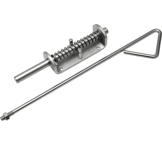 Засов пружинный DOMART (110) 510 мм (с тягой) цинк 4660046017538 1