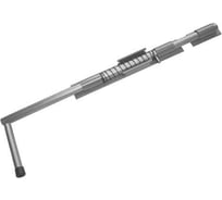 Засов DOMART ДОБРЫНЯ с пружиной 600 мм мод.2 серый металлик 4660015165659