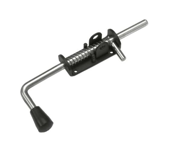 Засов пружинный DOMART (110) 280 мм (с проушиной) цинк 4660046013295 1