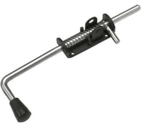 Засов пружинный DOMART (110) 330 мм ( с проушиной) черный 4660046013301