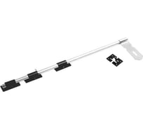 Засов DOMART ДОБРЫНЯ универсальный 600 мм (с накладкой) черный 4660046007225