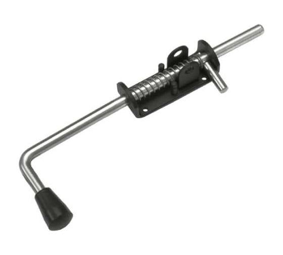 Засов пружинный DOMART (110) 330 мм (с проушиной) цинк 4660046013318 1