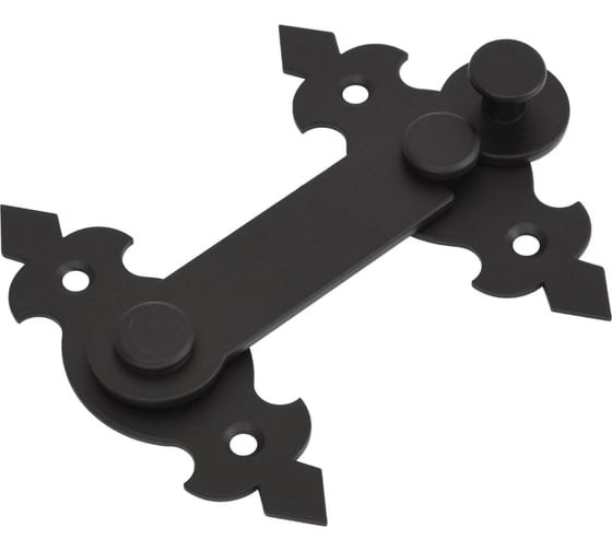 Щеколда дверная DOMART "Готика" (120), левая черный 4660046023430 1