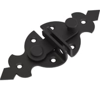 Щеколда дверная DOMART "Готика" (160), левая черный 4660046023423