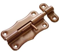 Шпингалет DOMART ШФ-80 коричневый металлик 4607111621900