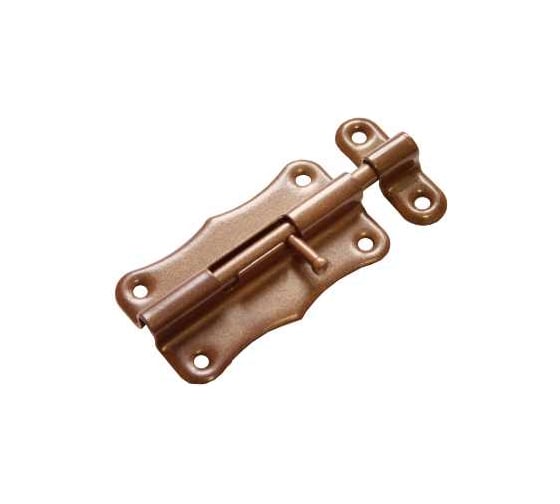 Шпингалет DOMART ШФ-80 коричневый металлик 4607111621900 1