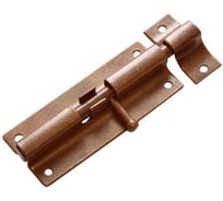 Шпингалет DOMART ШП-80 коричневый металлик 4607111621993