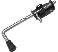 Засов пружинный DOMART (90) 250 мм мод.2 (с проушиной) черный 4660046013202