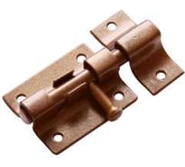 Шпингалет DOMART ШП-40 коричневый металлик 4607111621542