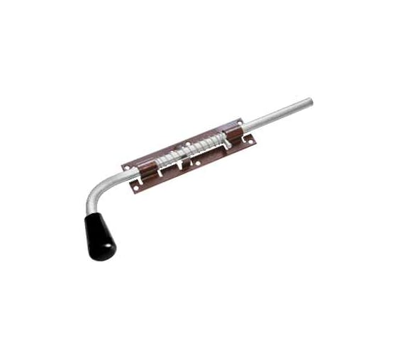 Засов с пружиной DOMART ЗСП-400 мод.2 медь антик 4620007786293 1