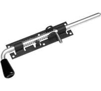 Засов с пружиной DOMART ЗСП-300 мод.2 (с проушиной) черный 4660046012847