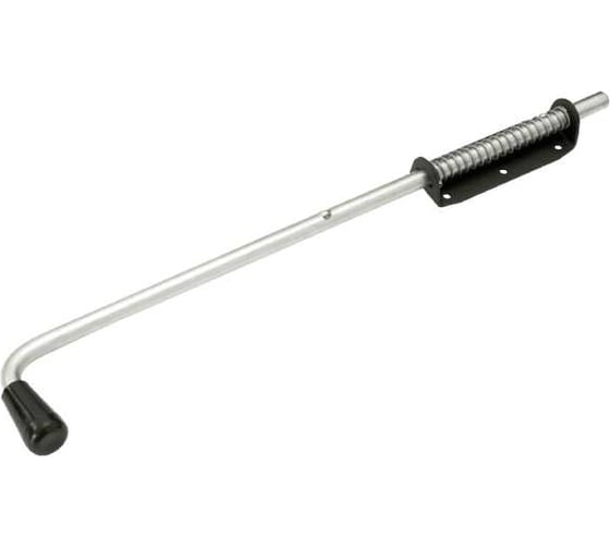 Засов с пружиной DOMART 600 мм мод.5 черный 4620031745136 1