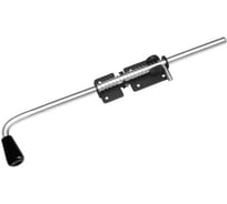 Засов с пружиной DOMART 500 мм (с проушиной) черный 4660046012564