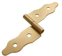 Петля фигурная DOMART 90x260 левая золото 4620007780178