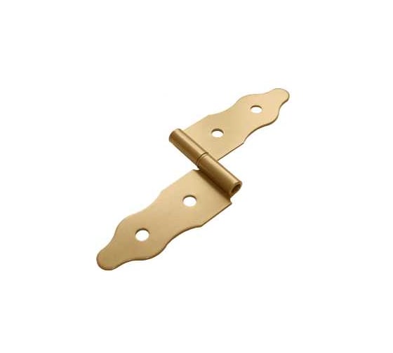 Петля фигурная DOMART 90x260 левая золото 4620007780178 1