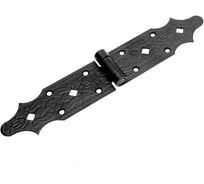 Петля фигурная DOMART 140x140 /кованая/ черный серия Суздаль 4660046008949