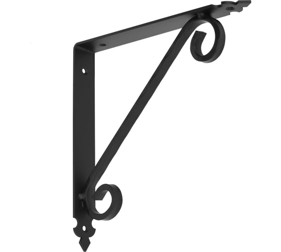 Кронштейн DOMART фигурный "Готика" 230x230 черный 4660046021993 1