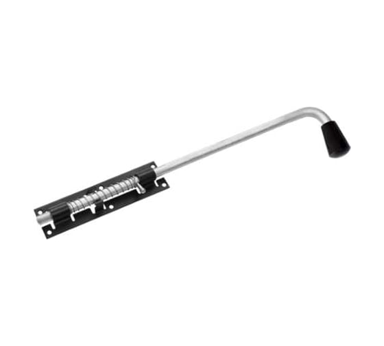 Засов с пружиной DOMART ЗСП-500 мод.4 черный 4620031744719 1